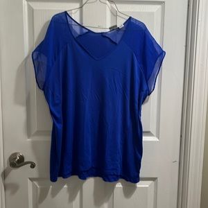Woman’s Blue Shirt